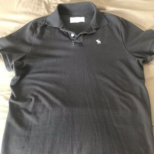 Men’s XXL navy blue polo, brand is Abercrombie and Fitch